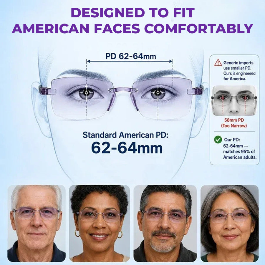 🔥 Last Day 50% OFF 🔥Smart Zoom Diamond-Cut Reading Glasses